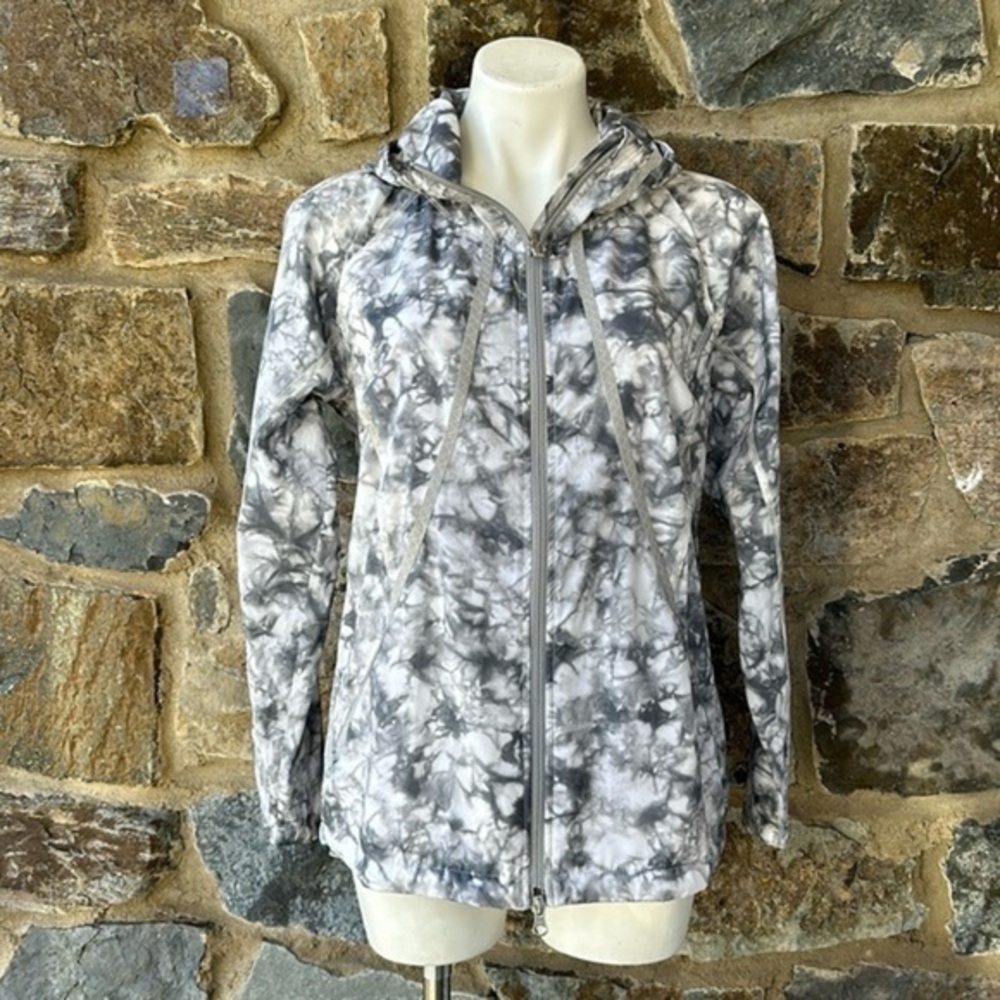 Athleta Tie Dye Catalina Full-Zip Jacket size small